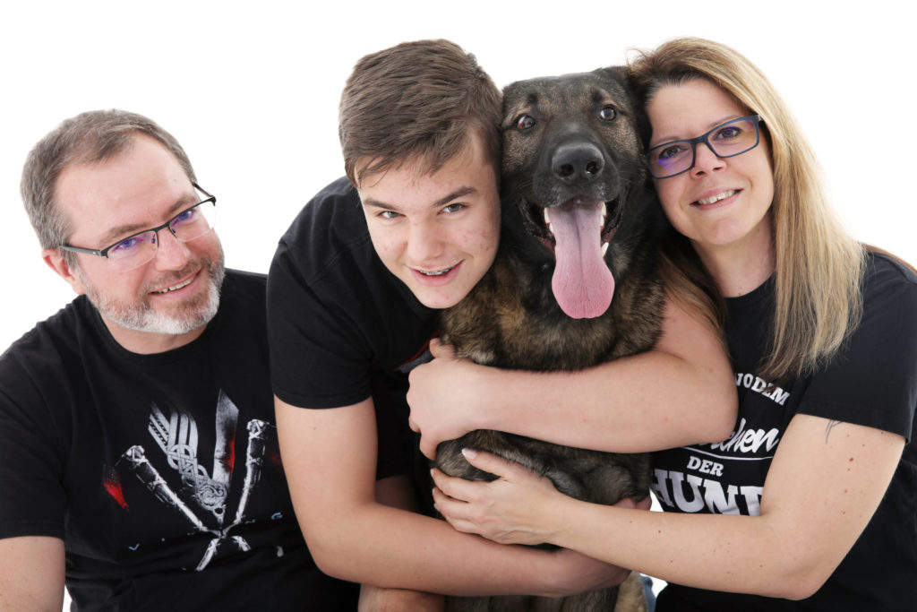 Familien Fotoshooting mit Hund in Wien