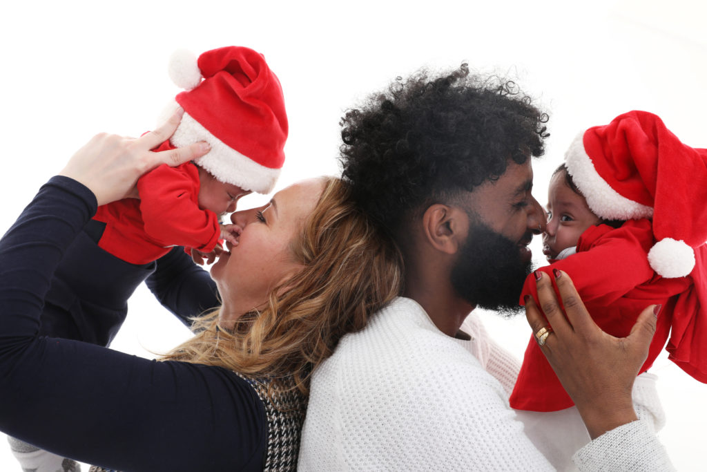 Weihnachtliches Familien-Fotoshooting in Wien