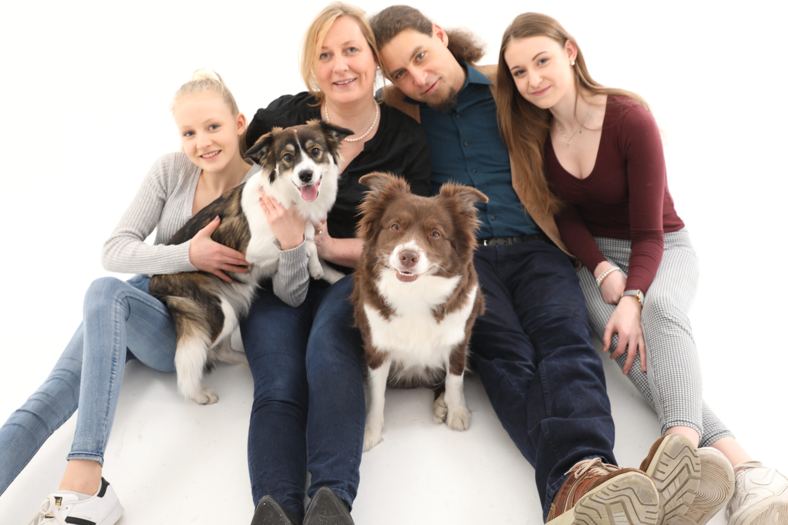 Familien Fotoshooting mit Hund in Wien